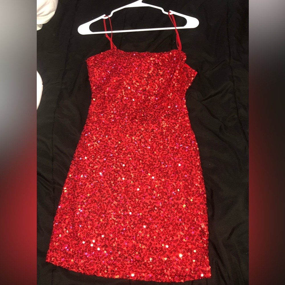 Red dress